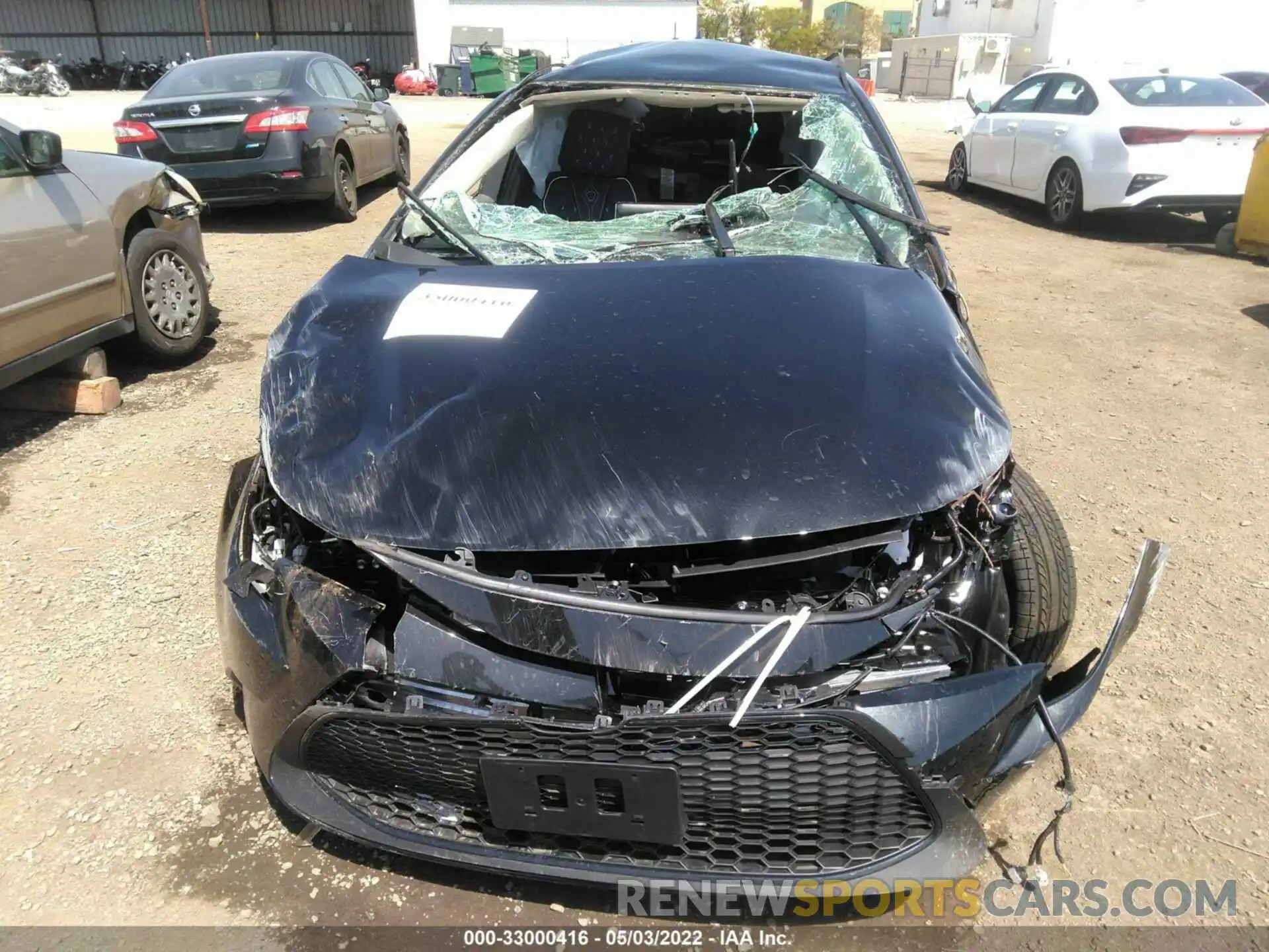 6 Photograph of a damaged car JTDEAMDE9NJ050140 TOYOTA COROLLA 2022