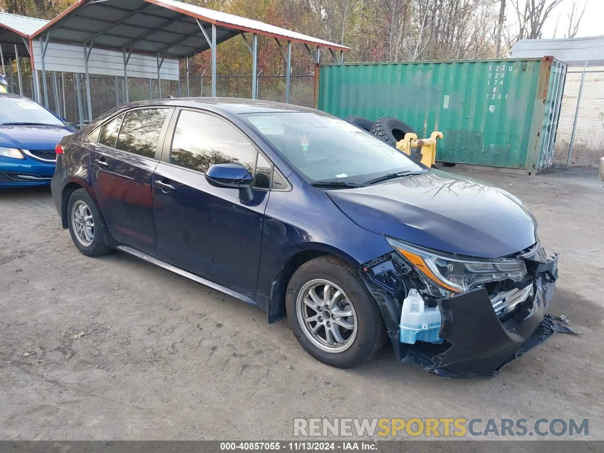 1 Photograph of a damaged car JTDEAMDE9NJ054690 TOYOTA COROLLA 2022