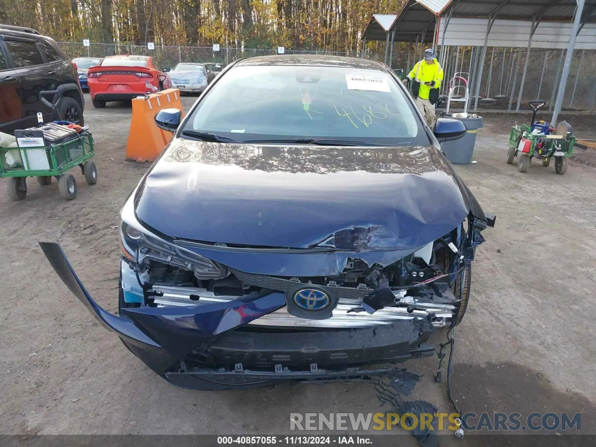 13 Photograph of a damaged car JTDEAMDE9NJ054690 TOYOTA COROLLA 2022