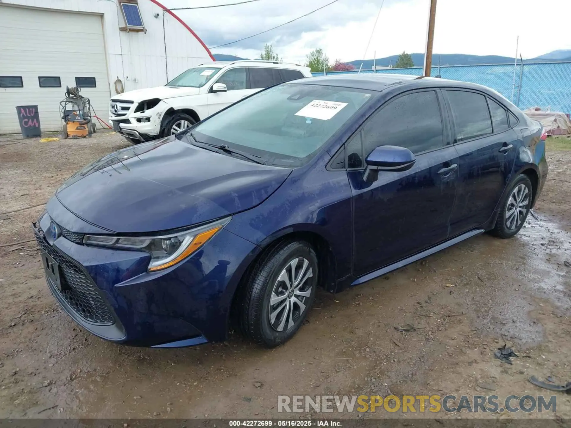 2 Photograph of a damaged car JTDEAMDE9NJ062269 TOYOTA COROLLA 2022