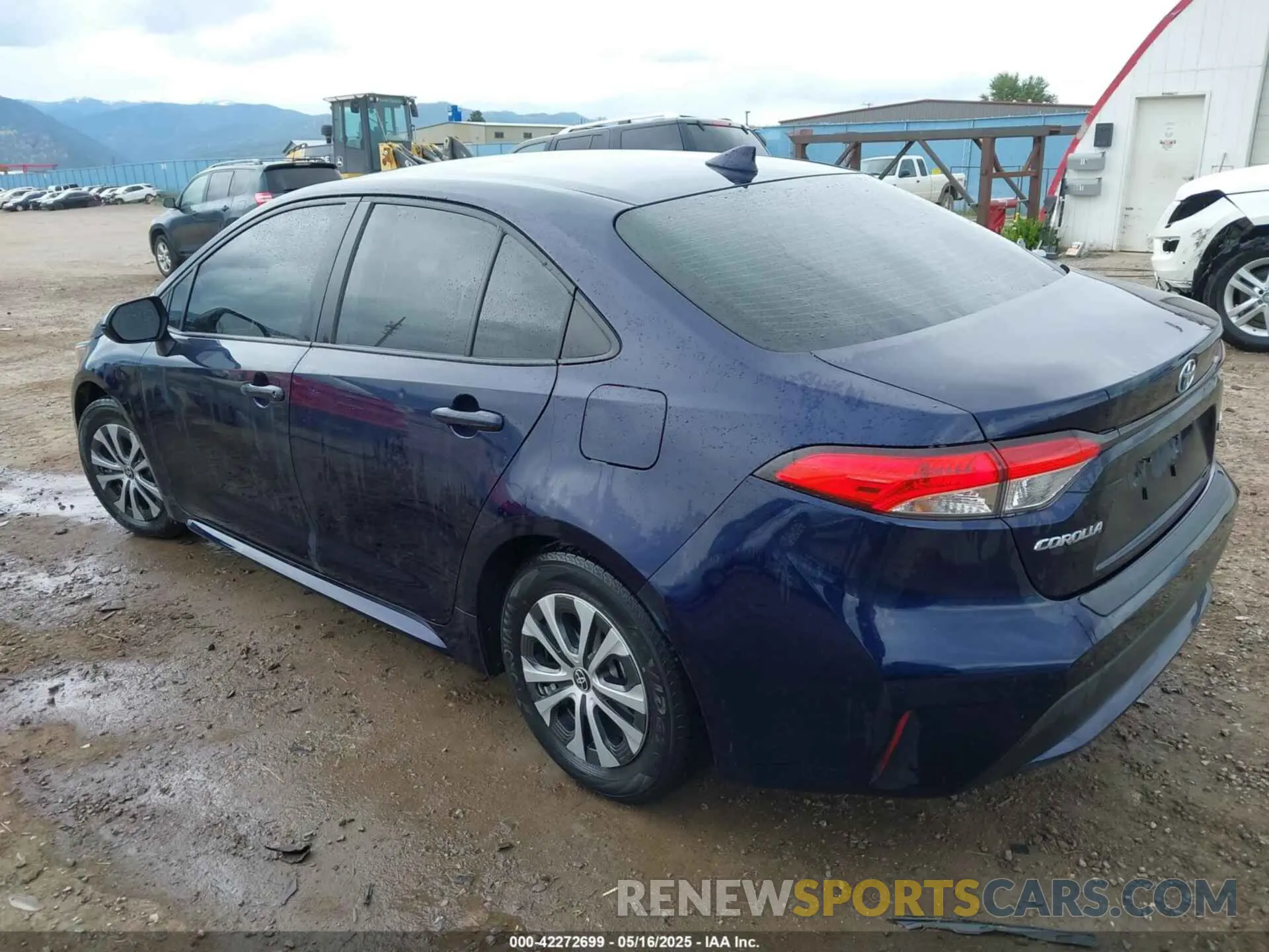 3 Photograph of a damaged car JTDEAMDE9NJ062269 TOYOTA COROLLA 2022