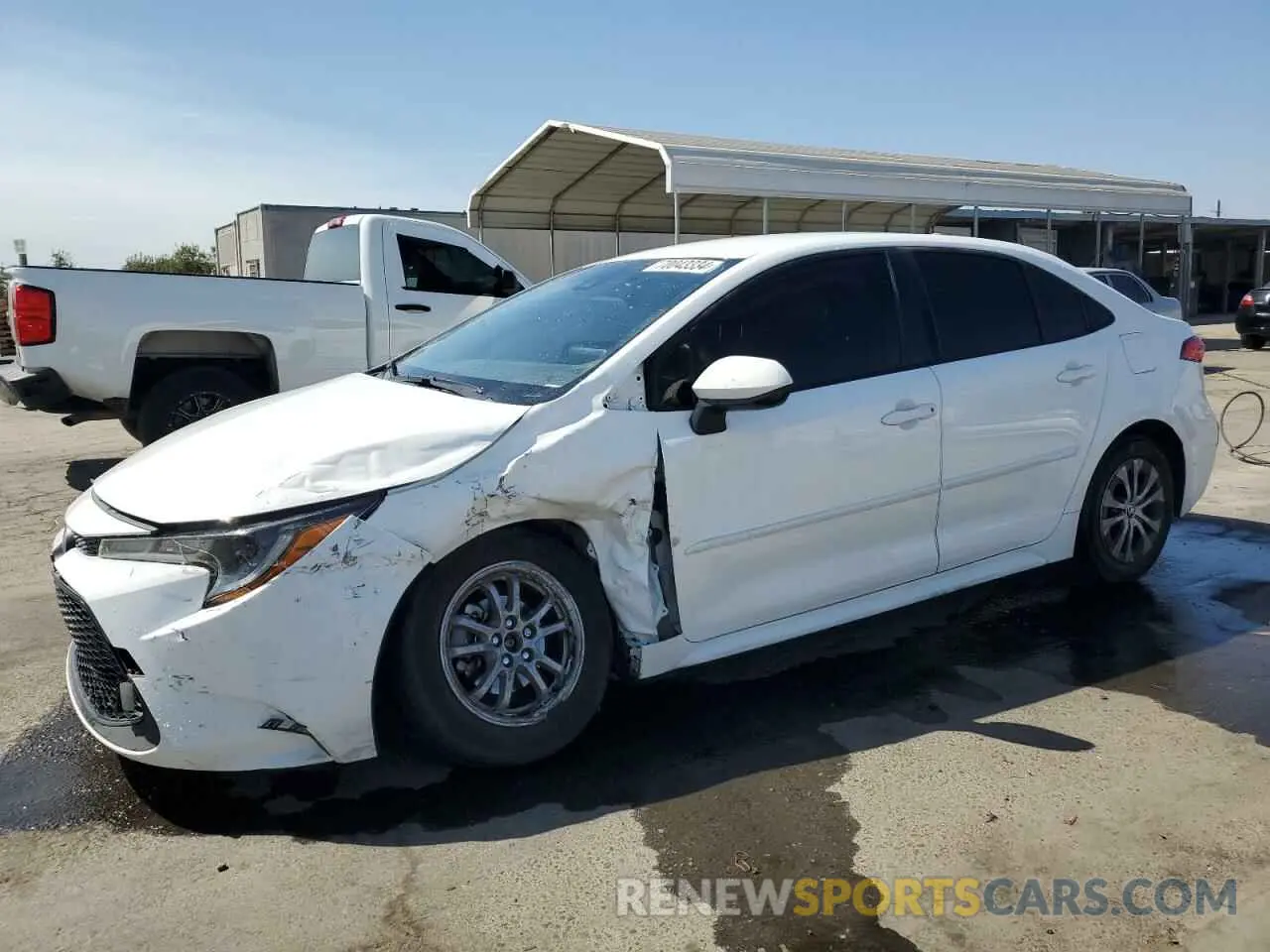 1 Photograph of a damaged car JTDEAMDEXN3000528 TOYOTA COROLLA 2022