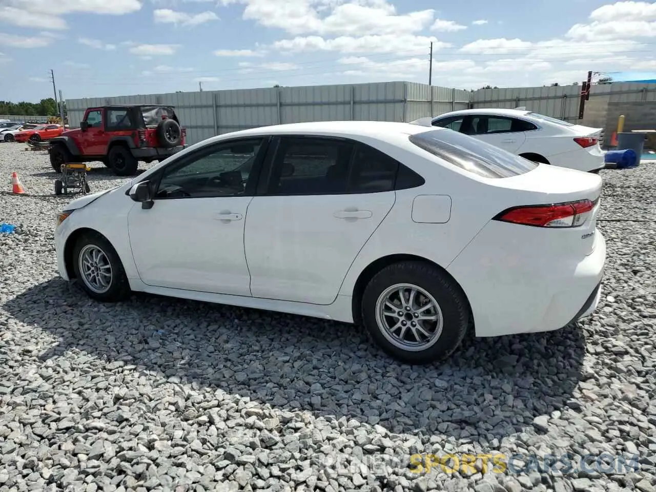 2 Photograph of a damaged car JTDEAMDEXN3001906 TOYOTA COROLLA 2022