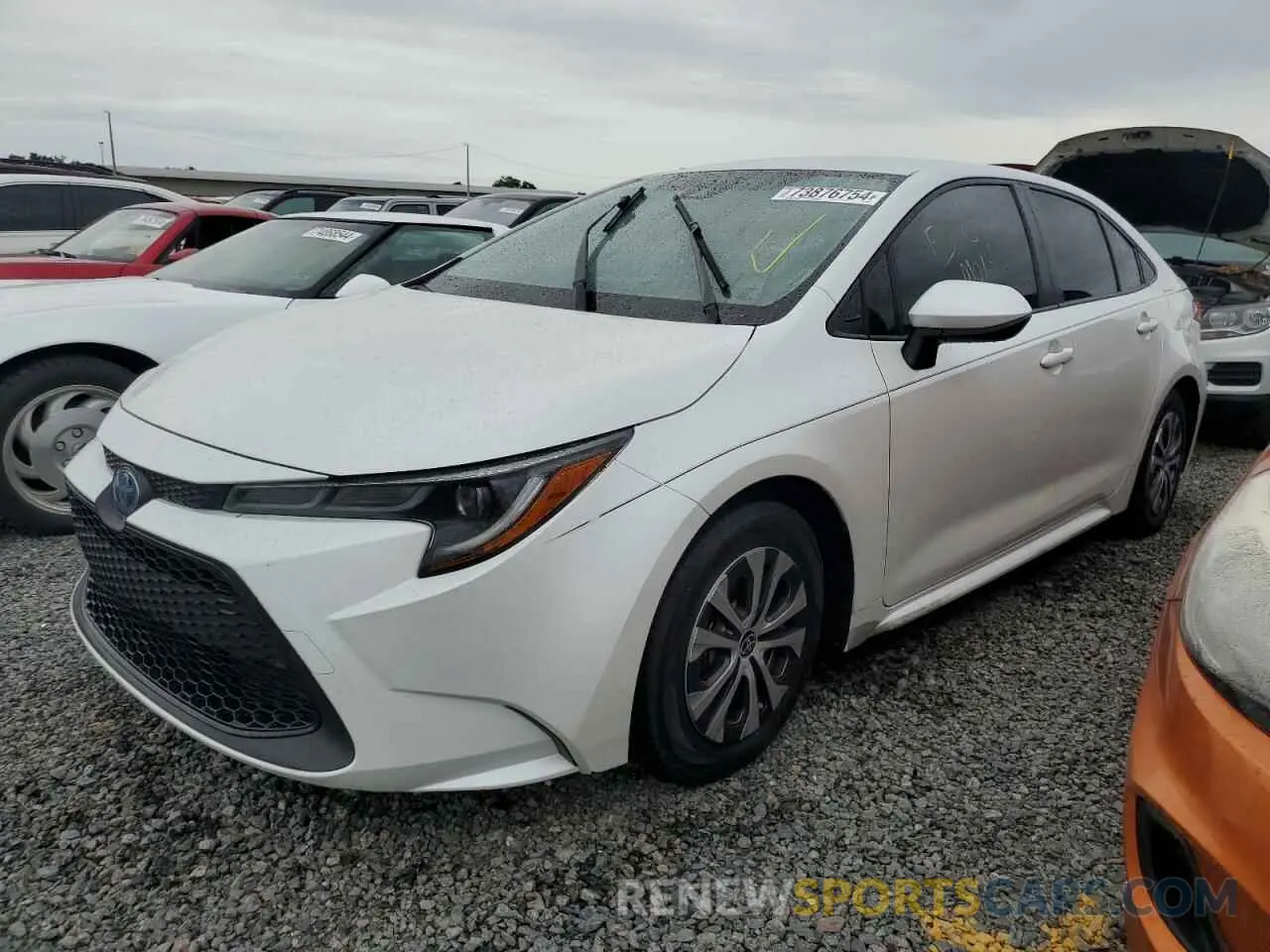 1 Photograph of a damaged car JTDEAMDEXN3006524 TOYOTA COROLLA 2022