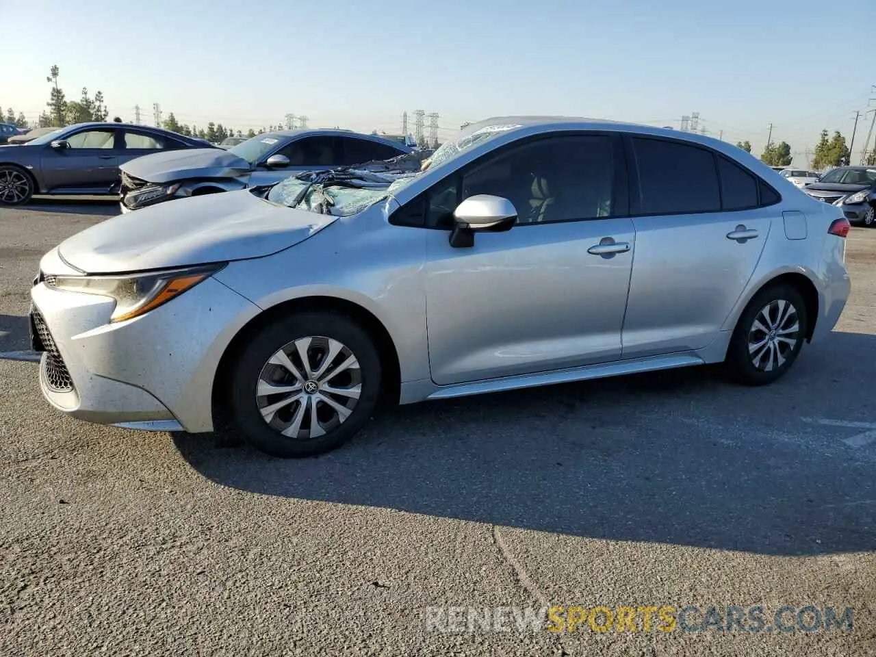 1 Photograph of a damaged car JTDEAMDEXN3010461 TOYOTA COROLLA 2022