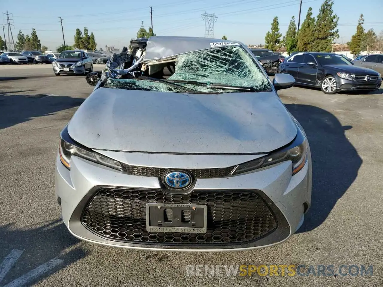 5 Photograph of a damaged car JTDEAMDEXN3010461 TOYOTA COROLLA 2022