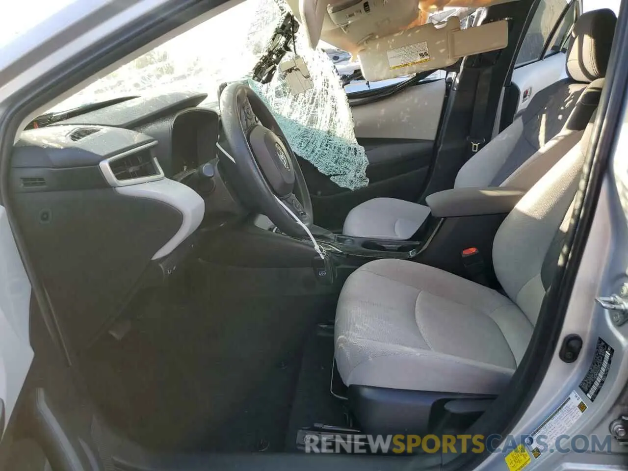 7 Photograph of a damaged car JTDEAMDEXN3010461 TOYOTA COROLLA 2022