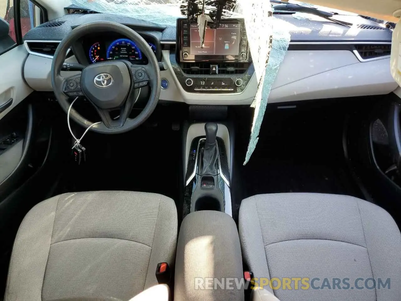 8 Photograph of a damaged car JTDEAMDEXN3010461 TOYOTA COROLLA 2022