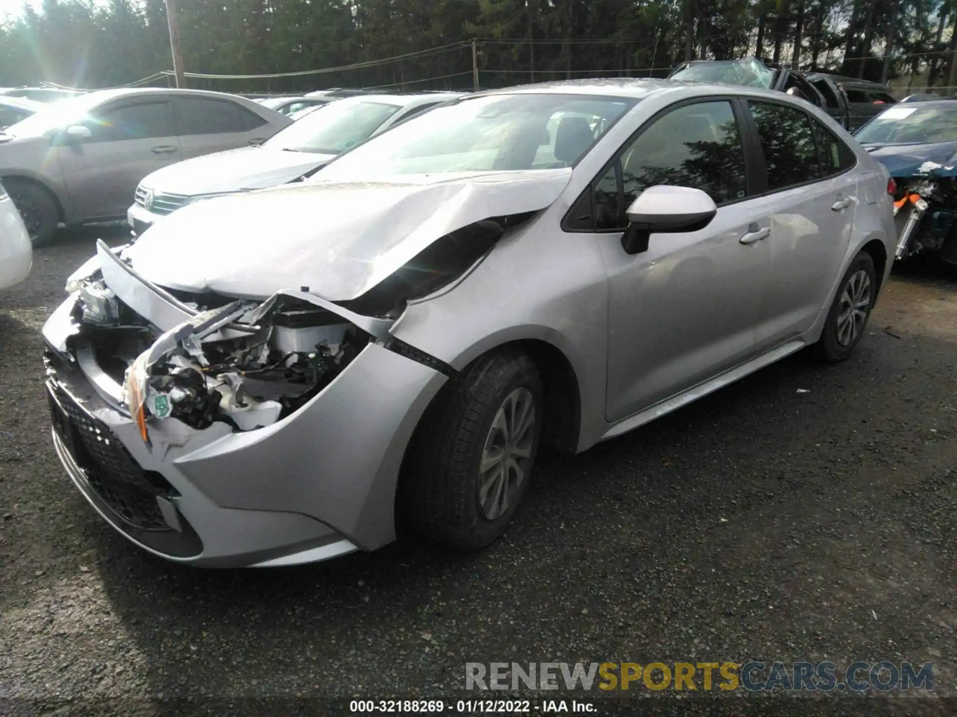 2 Photograph of a damaged car JTDEAMDEXNJ036084 TOYOTA COROLLA 2022