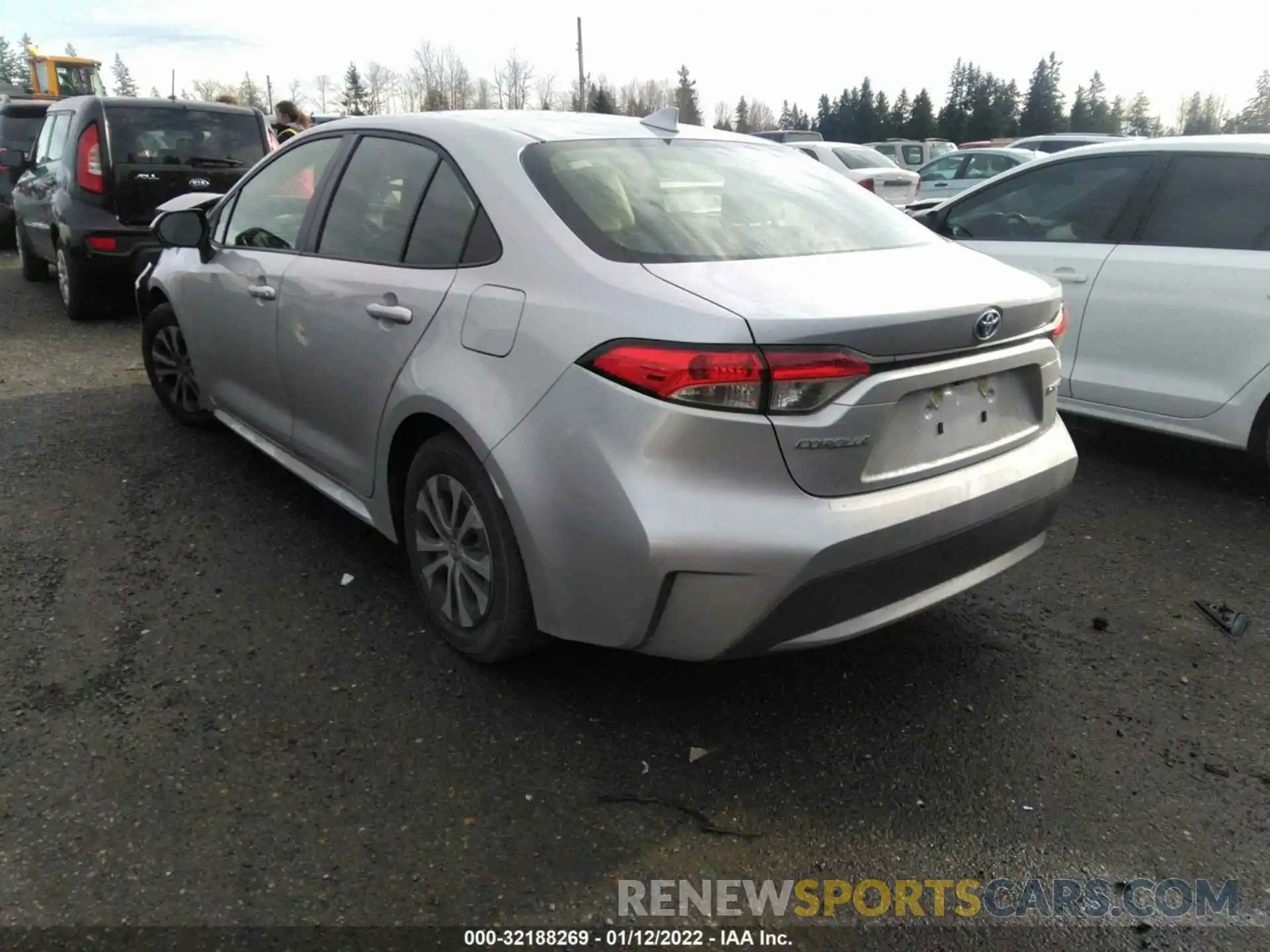 3 Photograph of a damaged car JTDEAMDEXNJ036084 TOYOTA COROLLA 2022