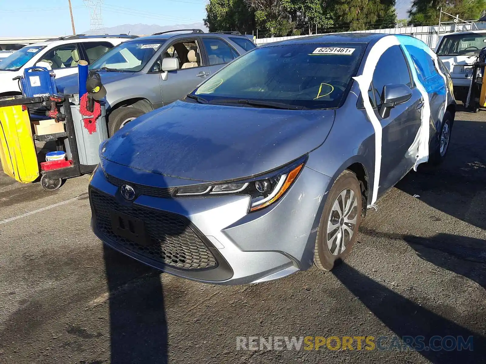 2 Photograph of a damaged car JTDEAMDEXNJ036537 TOYOTA COROLLA 2022