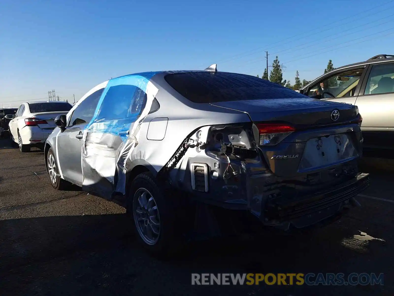 3 Photograph of a damaged car JTDEAMDEXNJ036537 TOYOTA COROLLA 2022