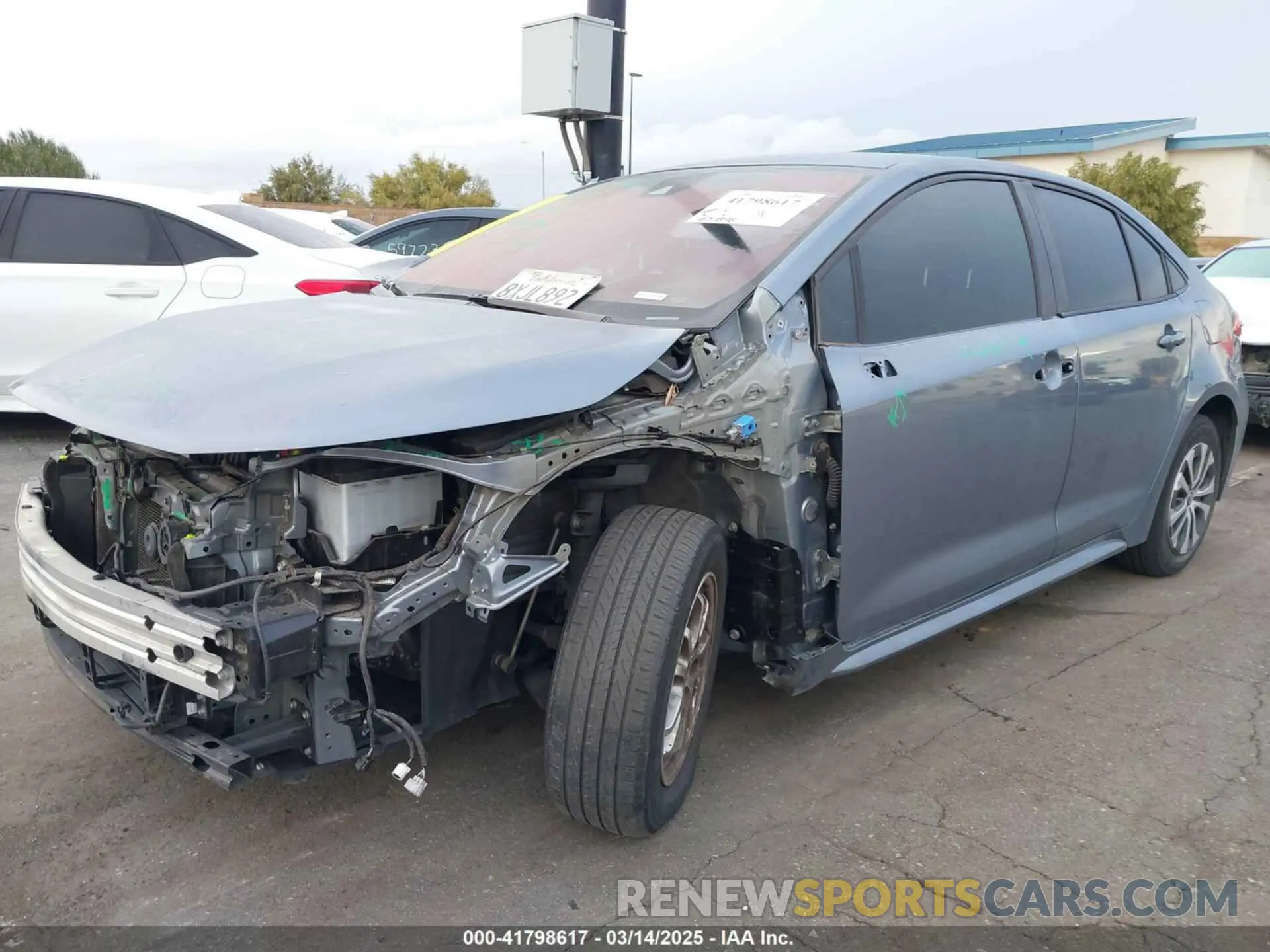 2 Photograph of a damaged car JTDEAMDEXNJ038613 TOYOTA COROLLA 2022