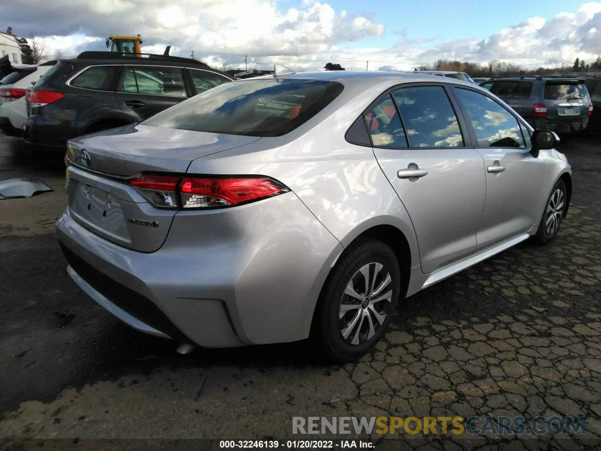 4 Photograph of a damaged car JTDEAMDEXNJ039910 TOYOTA COROLLA 2022