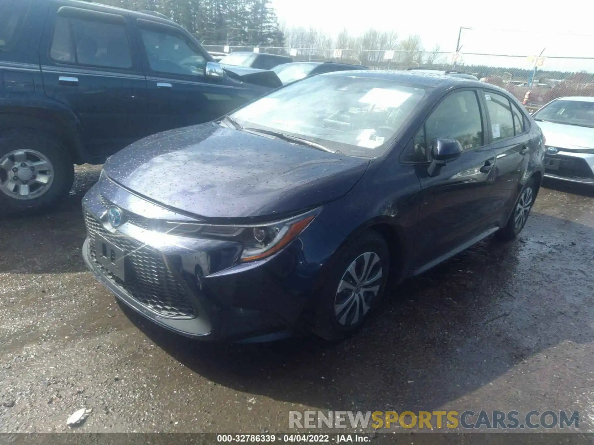 2 Photograph of a damaged car JTDEAMDEXNJ042242 TOYOTA COROLLA 2022