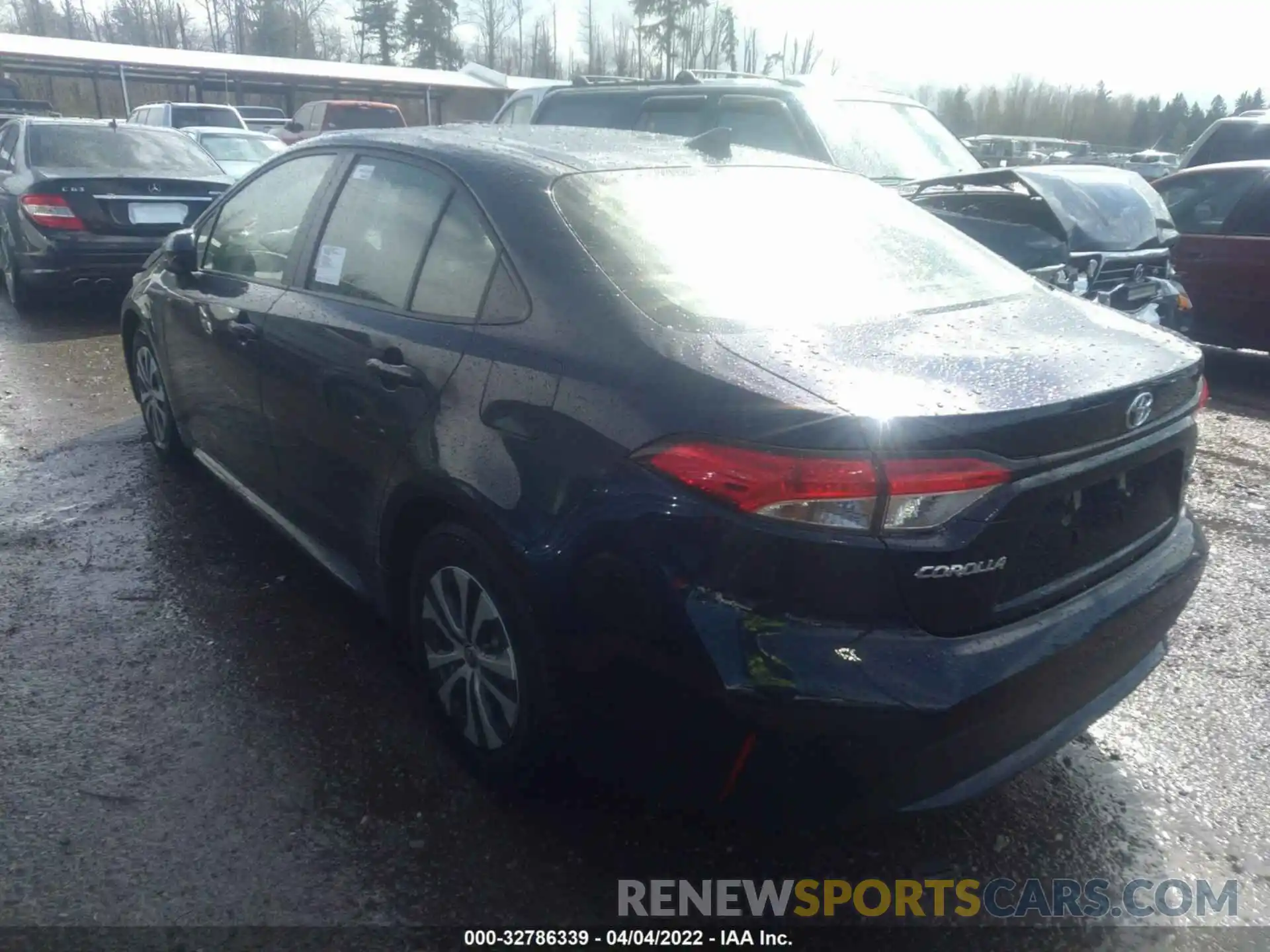 3 Photograph of a damaged car JTDEAMDEXNJ042242 TOYOTA COROLLA 2022