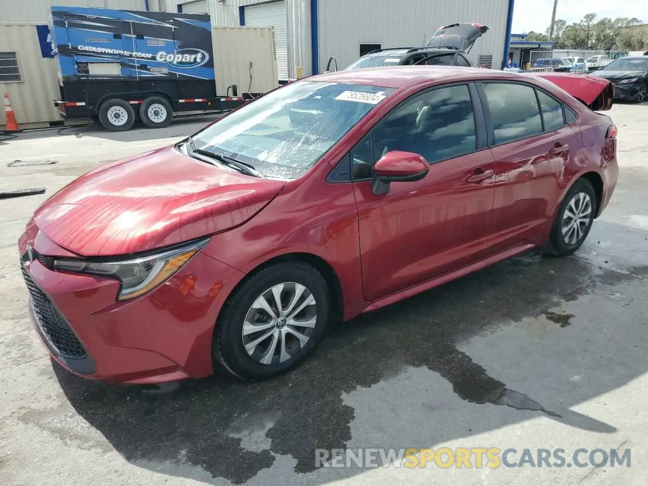 1 Photograph of a damaged car JTDEAMDEXNJ045187 TOYOTA COROLLA 2022