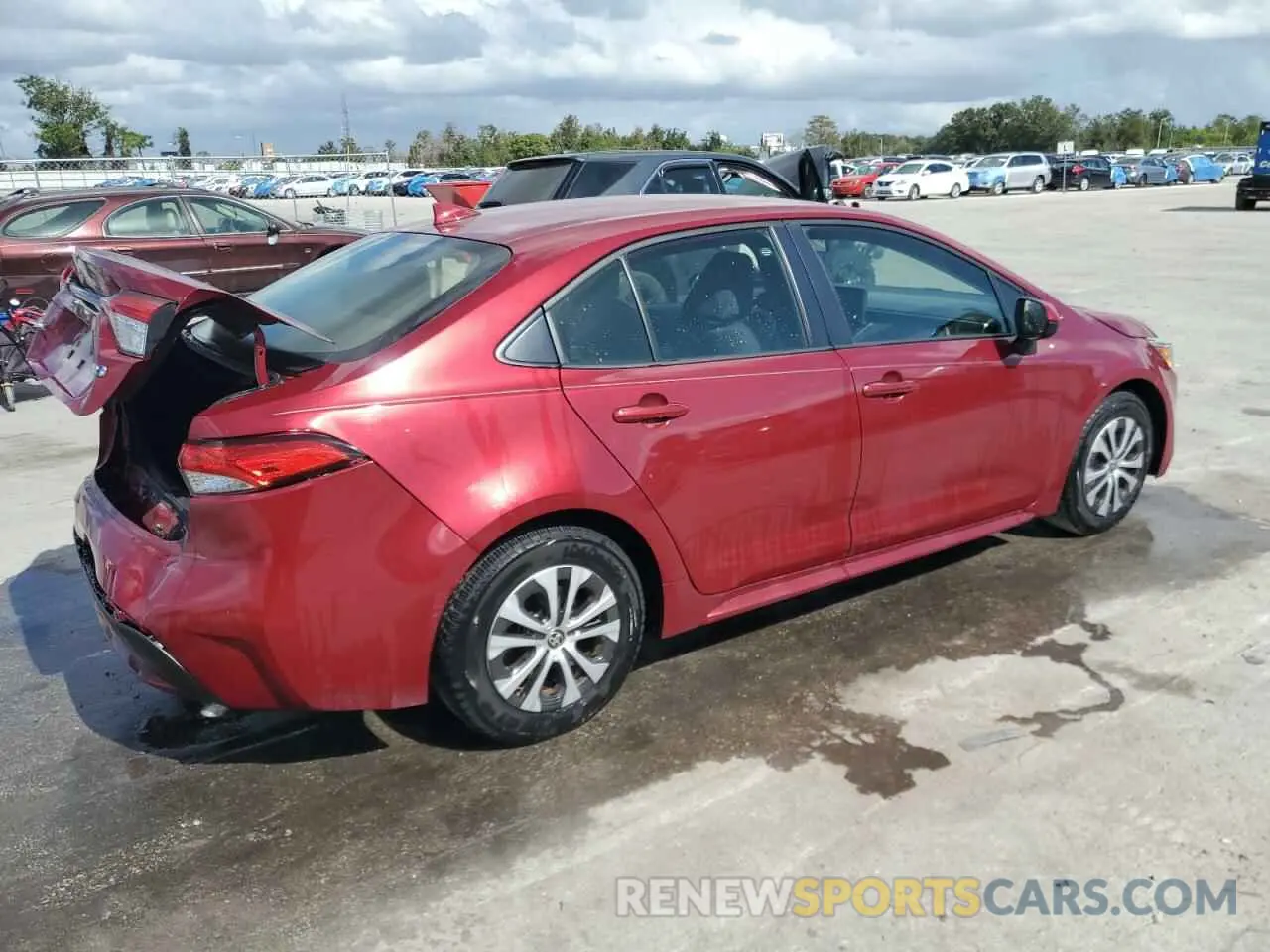 3 Photograph of a damaged car JTDEAMDEXNJ045187 TOYOTA COROLLA 2022