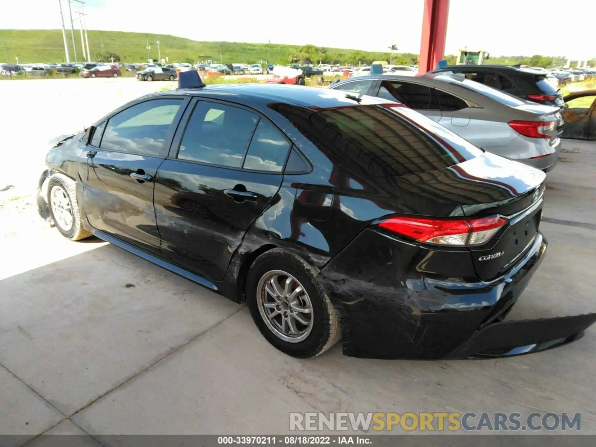 3 Photograph of a damaged car JTDEAMDEXNJ045349 TOYOTA COROLLA 2022