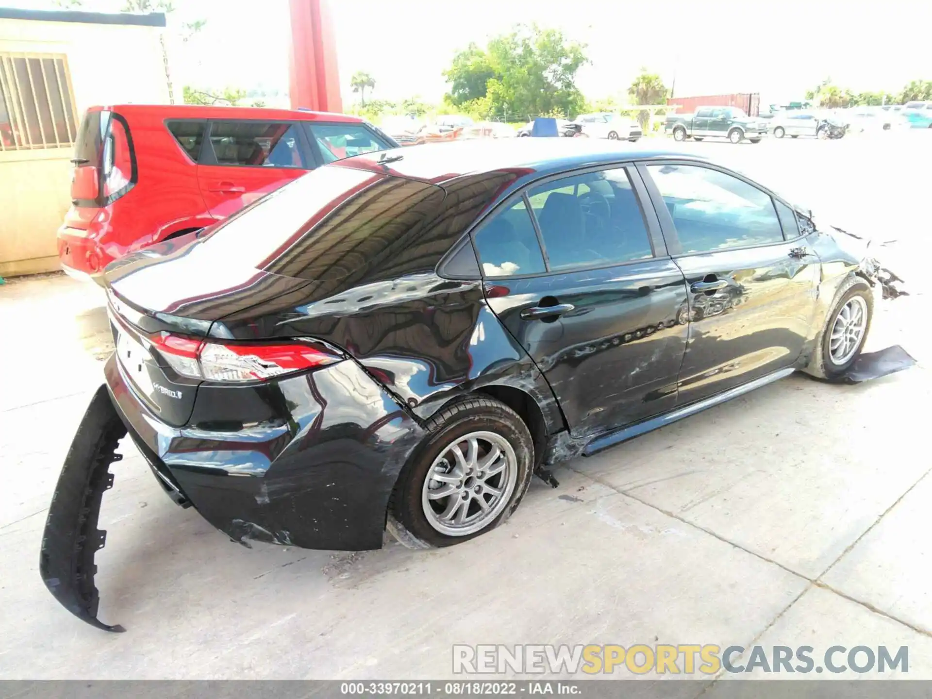 4 Photograph of a damaged car JTDEAMDEXNJ045349 TOYOTA COROLLA 2022