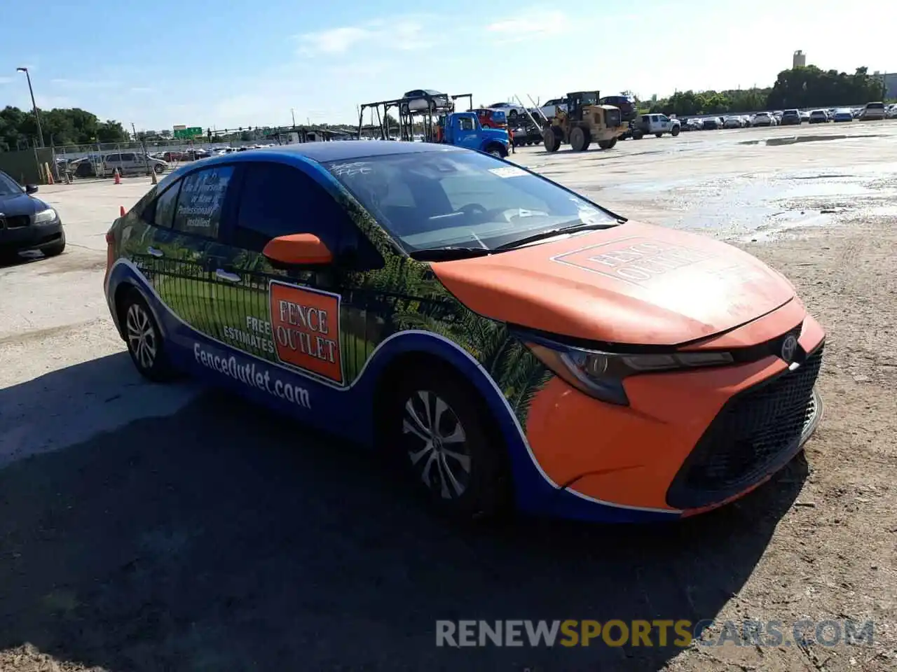 1 Photograph of a damaged car JTDEAMDEXNJ048946 TOYOTA COROLLA 2022