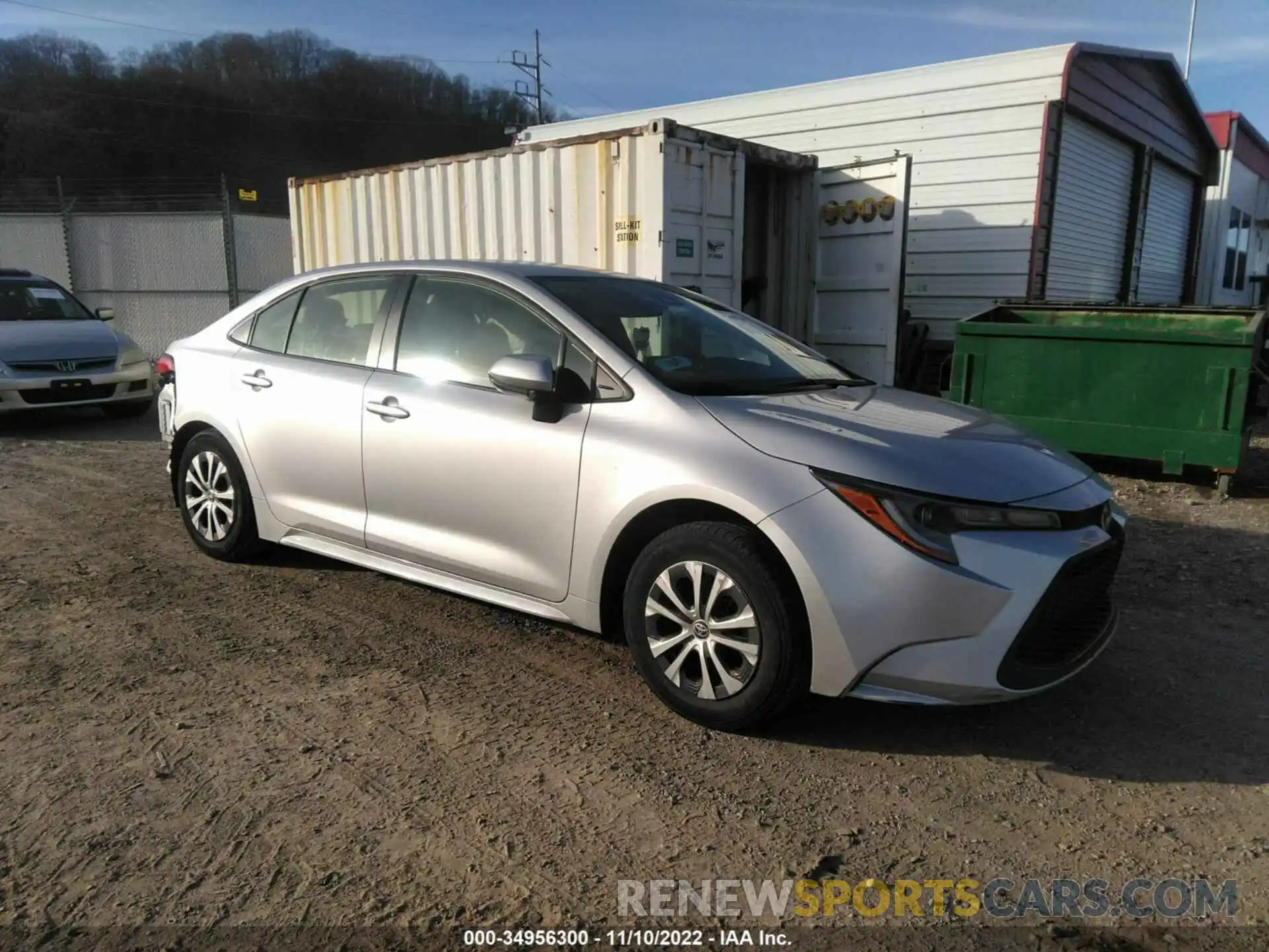 1 Photograph of a damaged car JTDEAMDEXNJ049658 TOYOTA COROLLA 2022