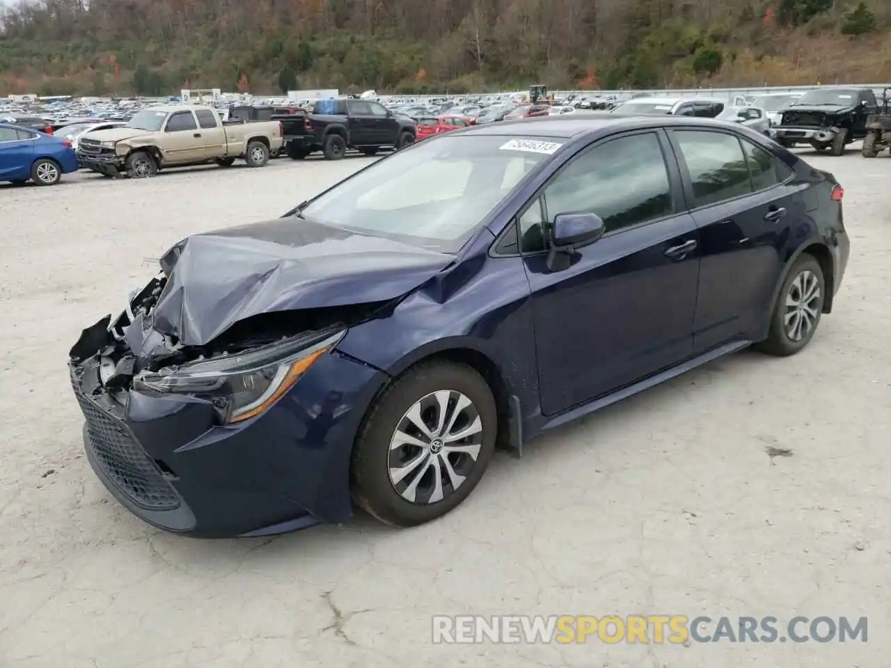 1 Photograph of a damaged car JTDEAMDEXNJ049739 TOYOTA COROLLA 2022