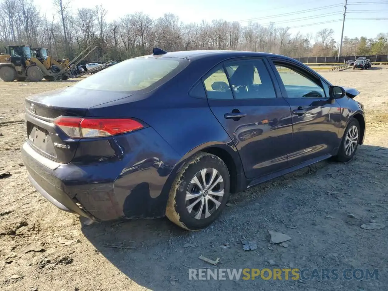 3 Photograph of a damaged car JTDEAMDEXNJ050437 TOYOTA COROLLA 2022