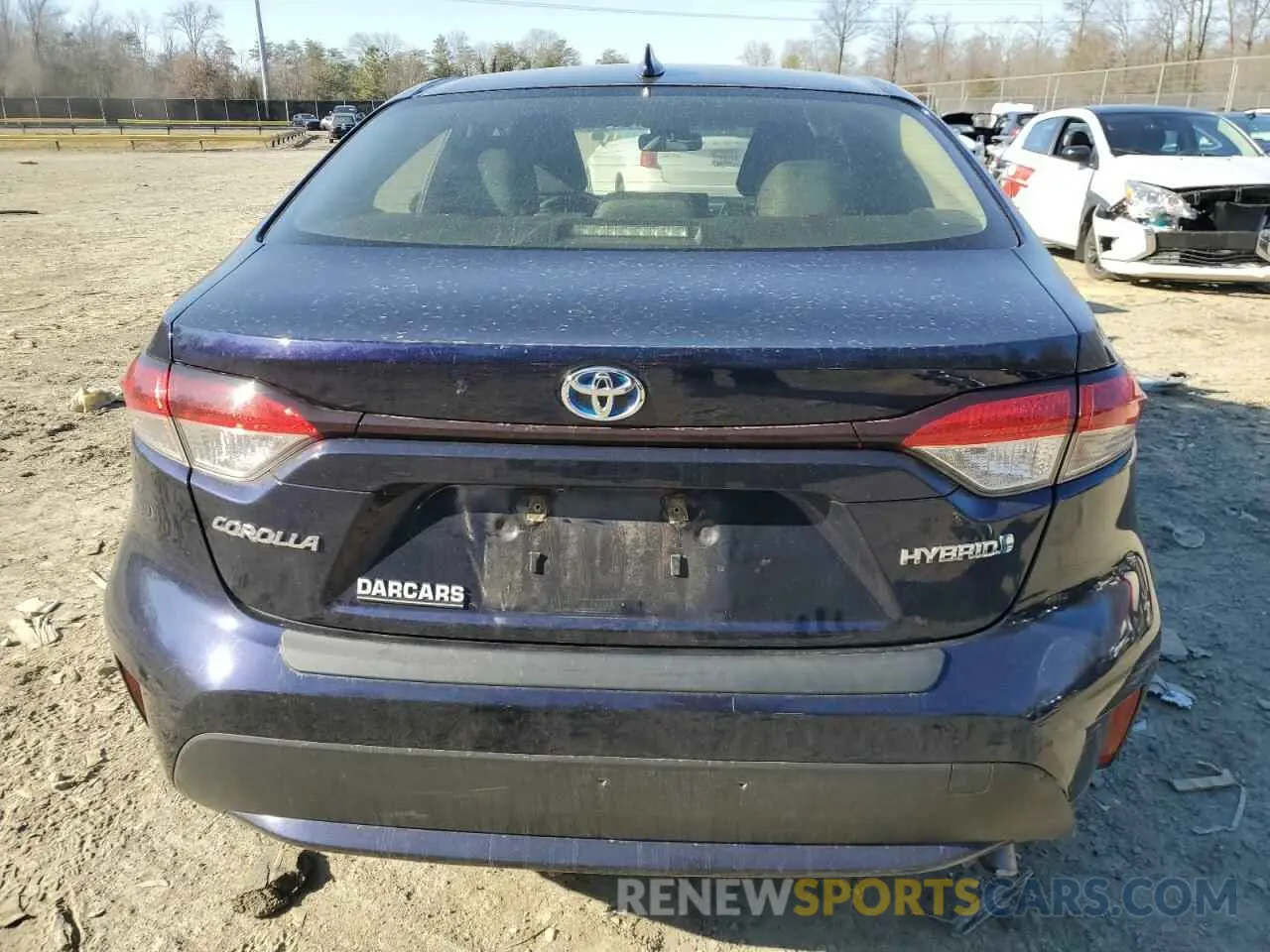 6 Photograph of a damaged car JTDEAMDEXNJ050437 TOYOTA COROLLA 2022