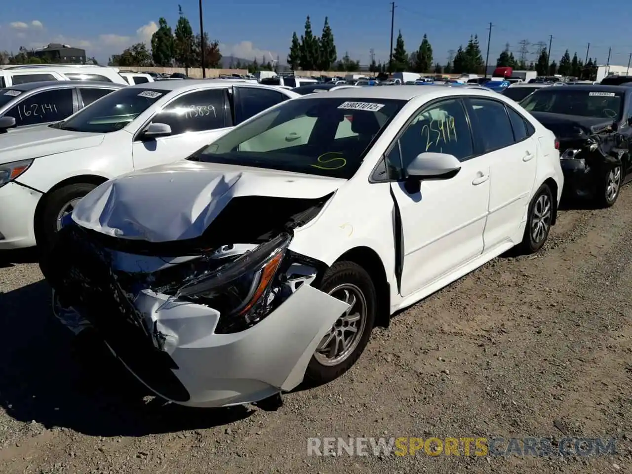 2 Photograph of a damaged car JTDEAMDEXNJ051930 TOYOTA COROLLA 2022