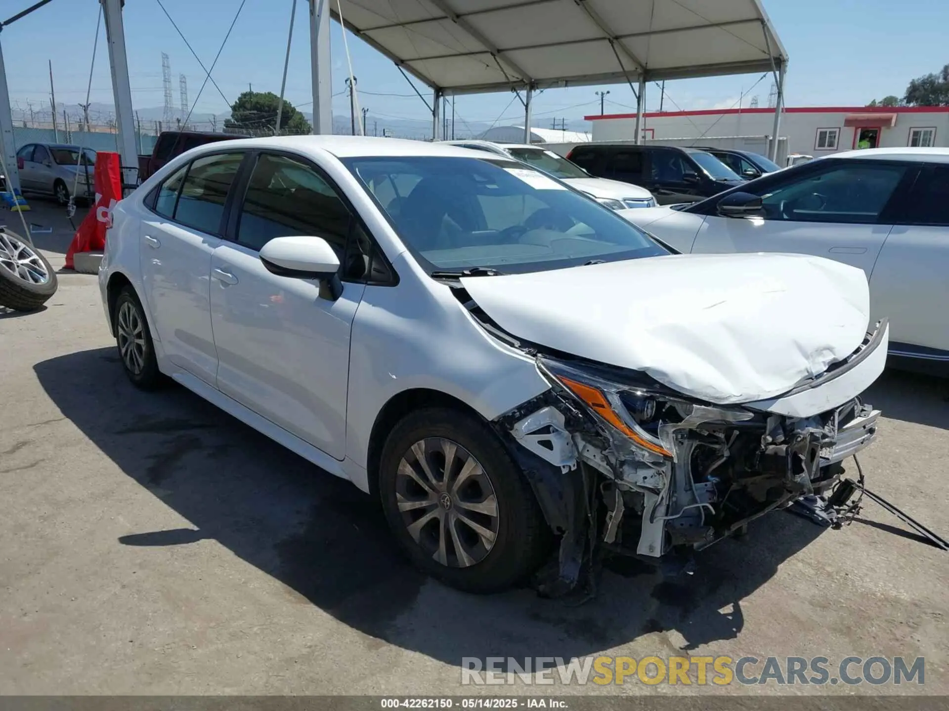 1 Photograph of a damaged car JTDEAMDEXNJ052897 TOYOTA COROLLA 2022