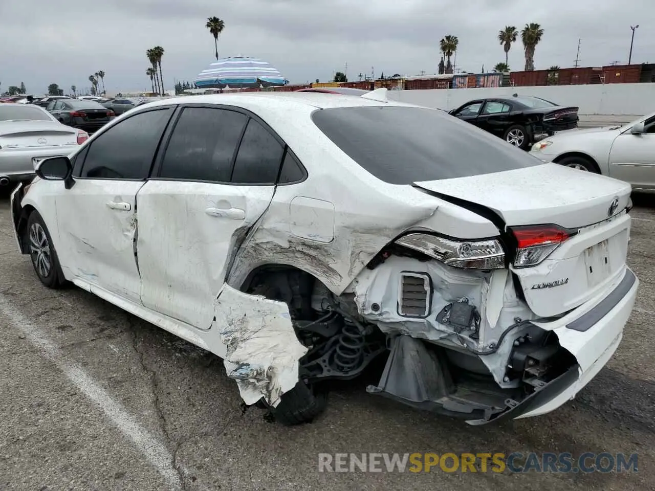 2 Photograph of a damaged car JTDEAMDEXNJ053872 TOYOTA COROLLA 2022