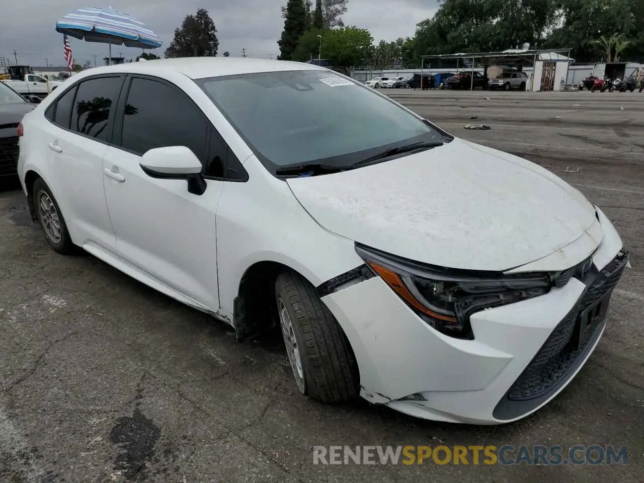4 Photograph of a damaged car JTDEAMDEXNJ053872 TOYOTA COROLLA 2022