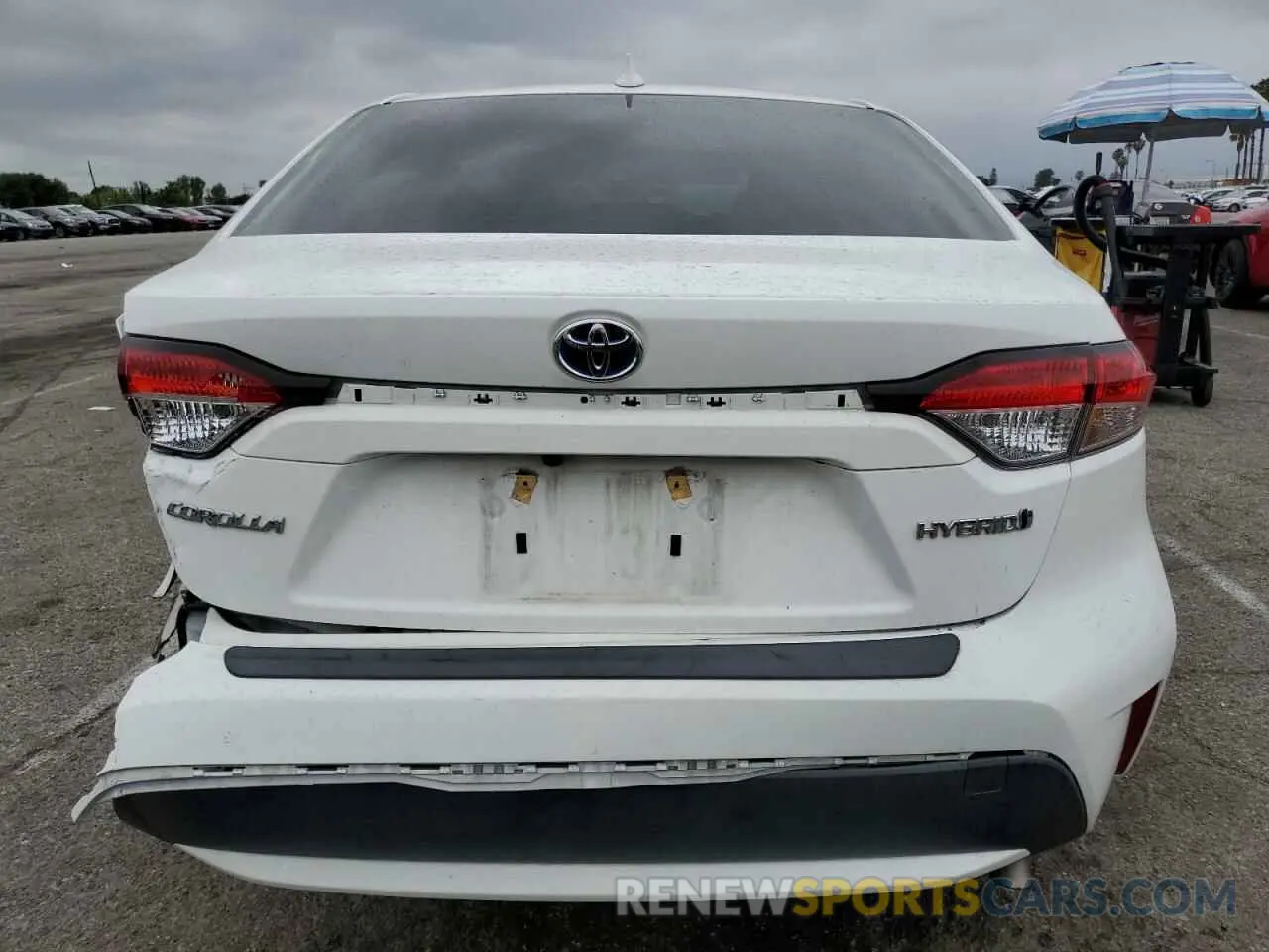 6 Photograph of a damaged car JTDEAMDEXNJ053872 TOYOTA COROLLA 2022