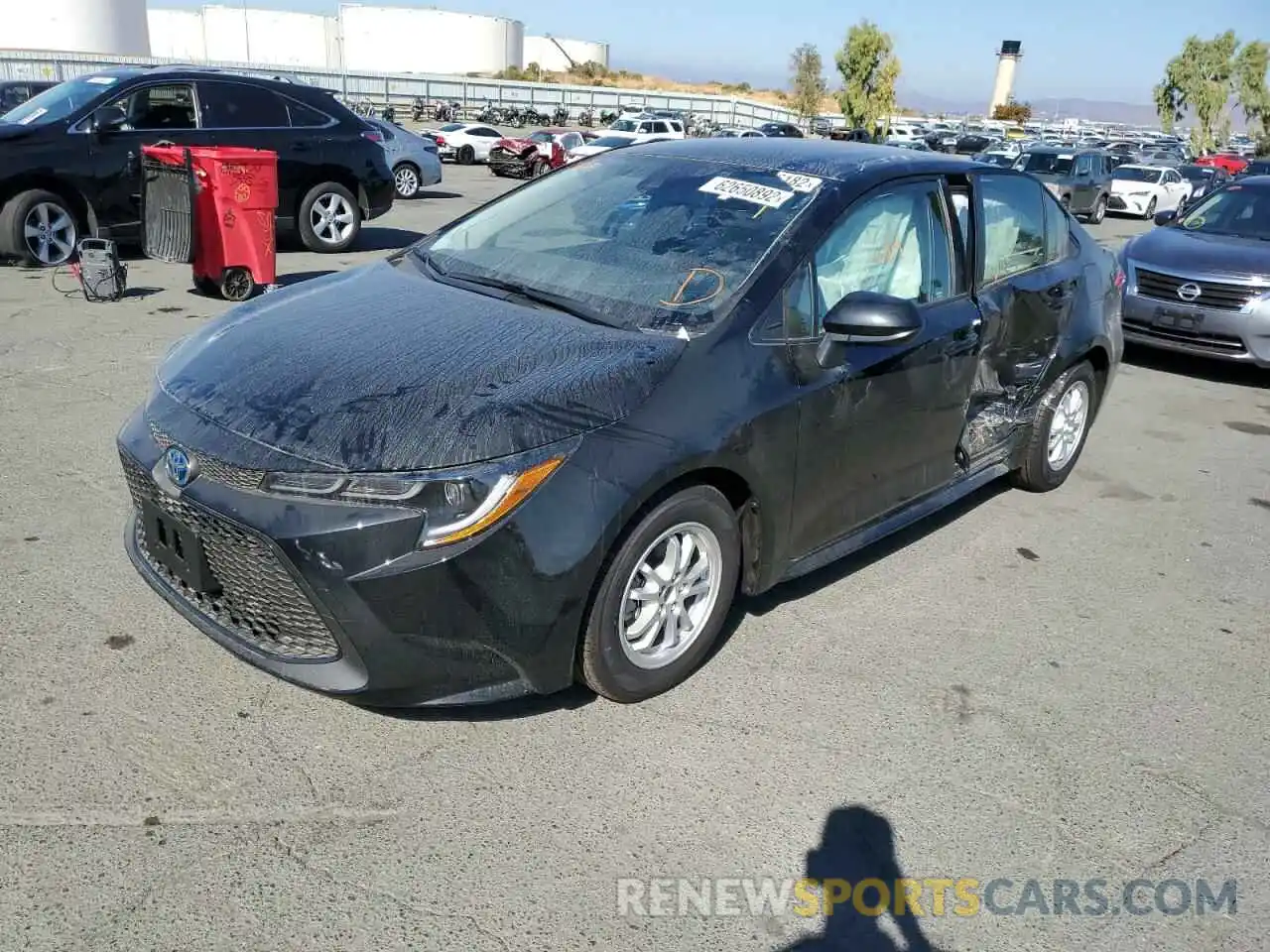 2 Photograph of a damaged car JTDEAMDEXNJ059624 TOYOTA COROLLA 2022