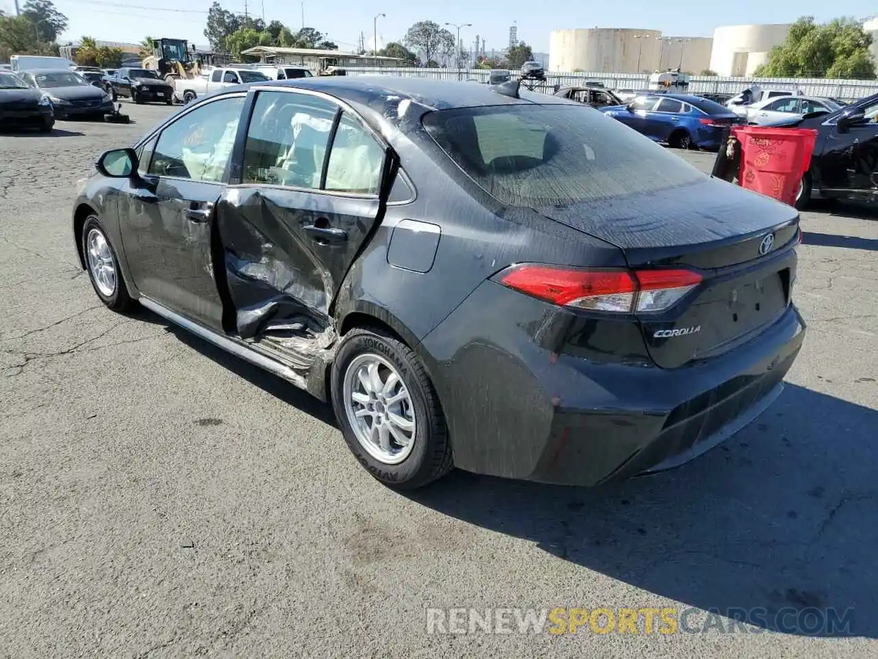 3 Photograph of a damaged car JTDEAMDEXNJ059624 TOYOTA COROLLA 2022