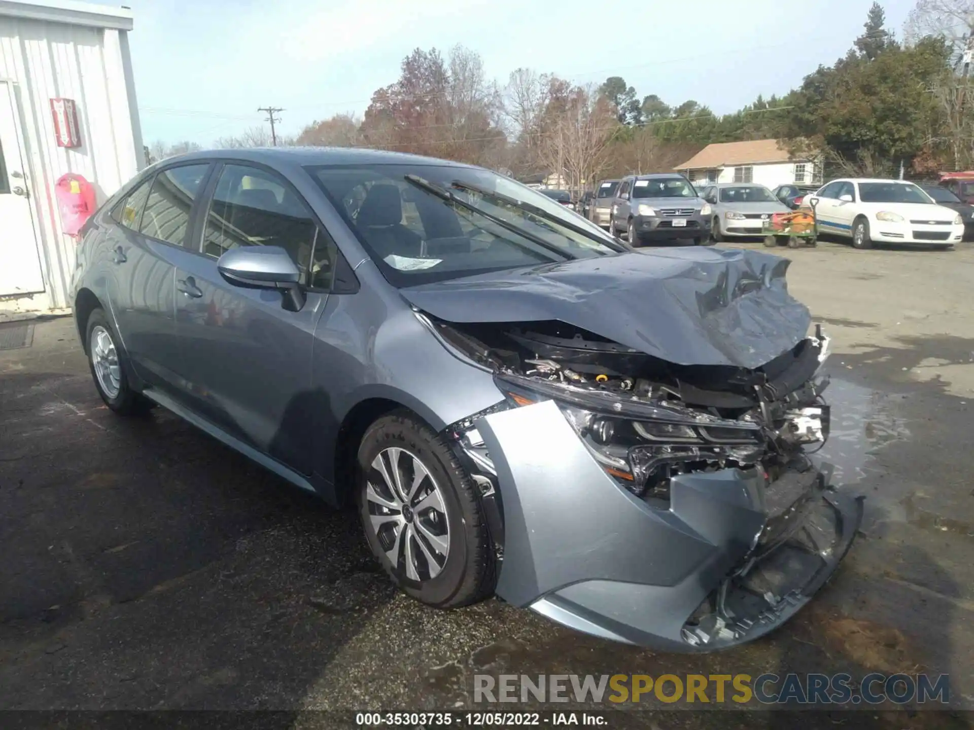 1 Photograph of a damaged car JTDEAMDEXNJ059736 TOYOTA COROLLA 2022