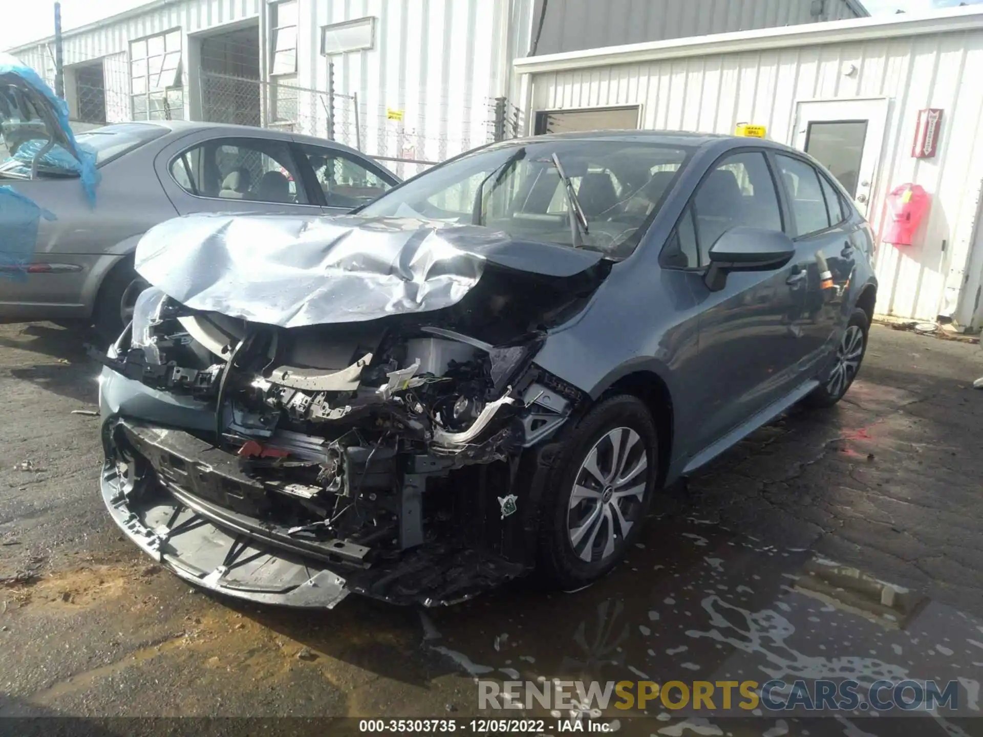 2 Photograph of a damaged car JTDEAMDEXNJ059736 TOYOTA COROLLA 2022