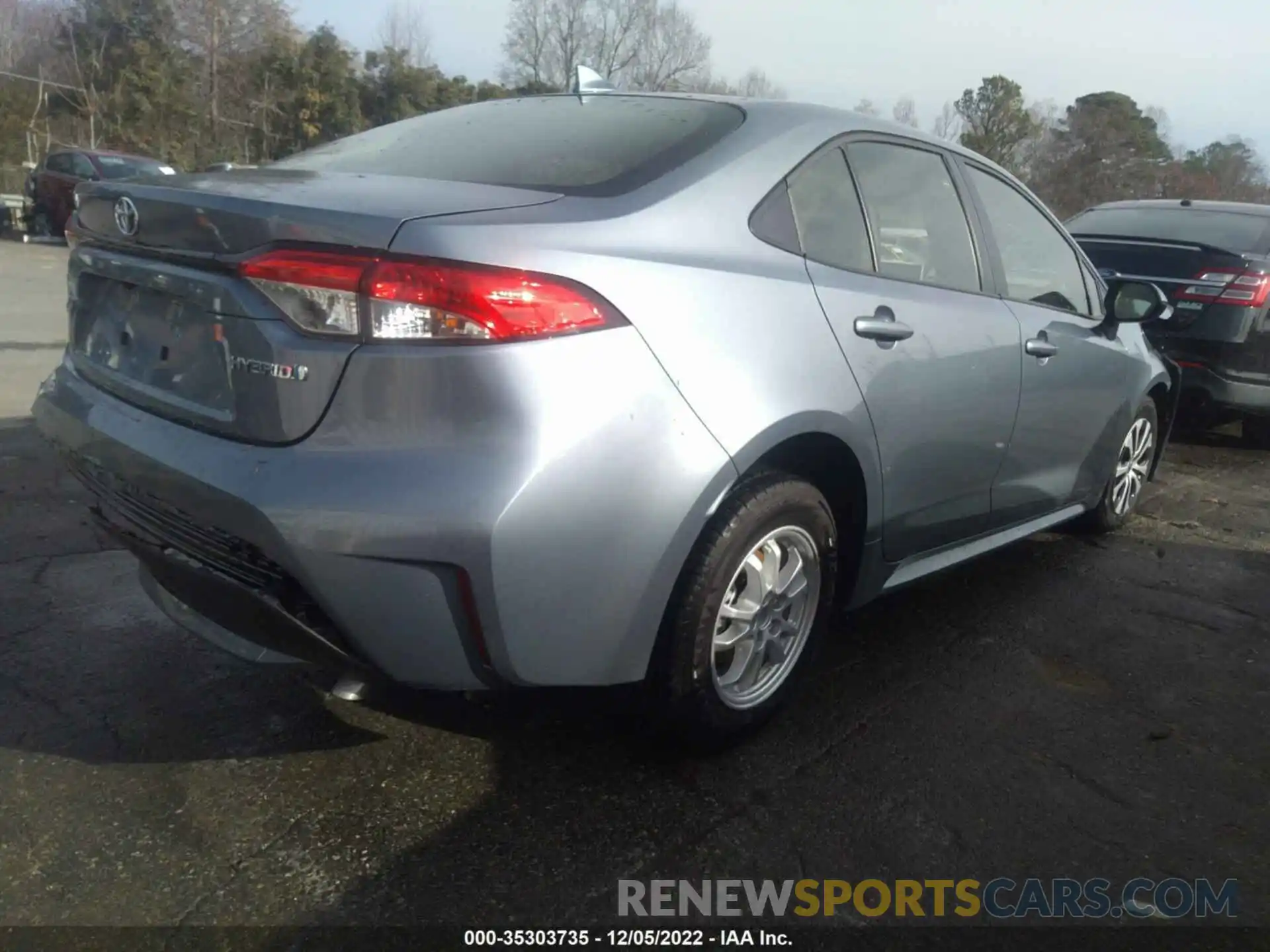 4 Photograph of a damaged car JTDEAMDEXNJ059736 TOYOTA COROLLA 2022