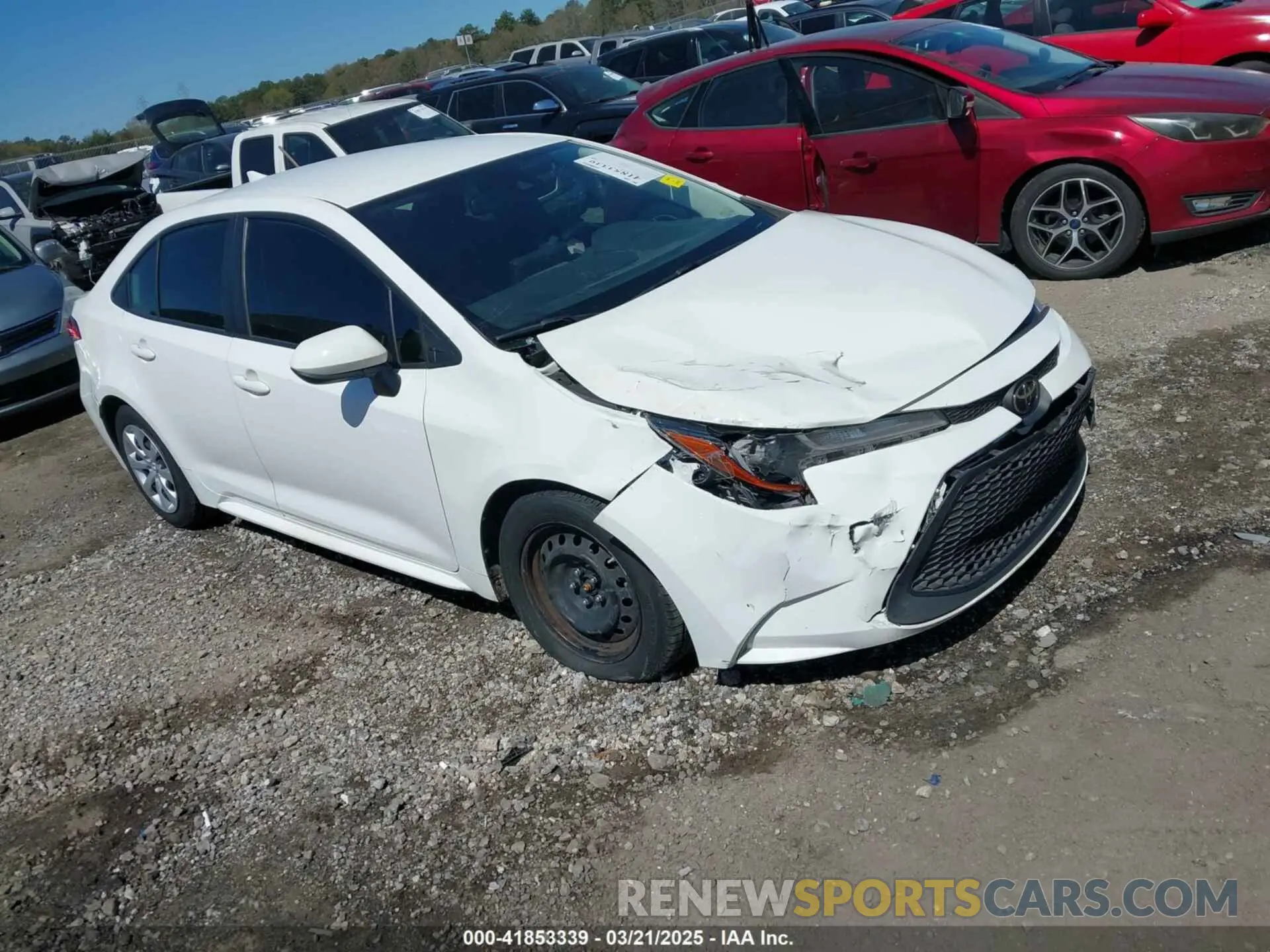 1 Photograph of a damaged car JTDEPMAE0N3001772 TOYOTA COROLLA 2022