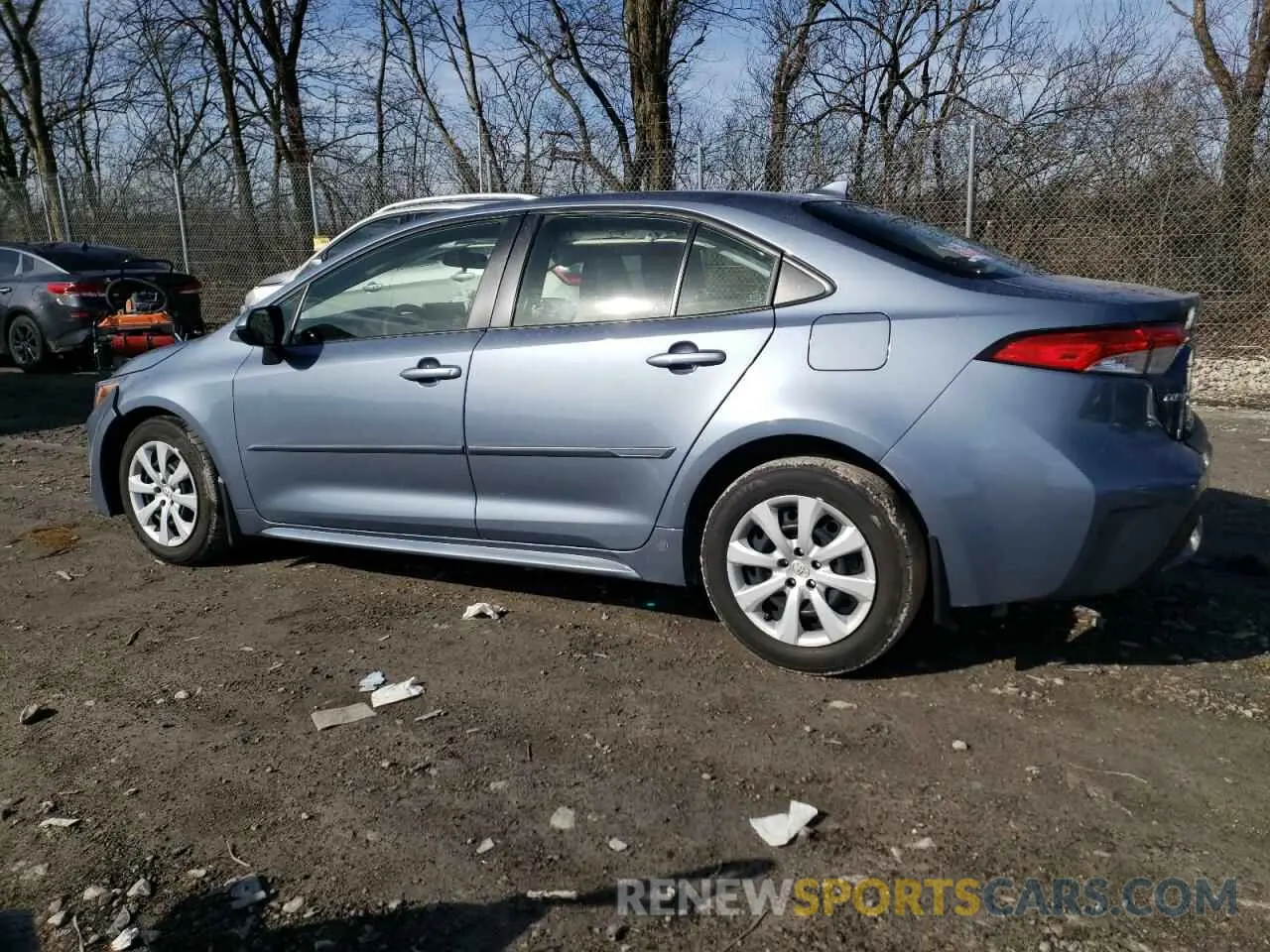 2 Photograph of a damaged car JTDEPMAE0N3018264 TOYOTA COROLLA 2022