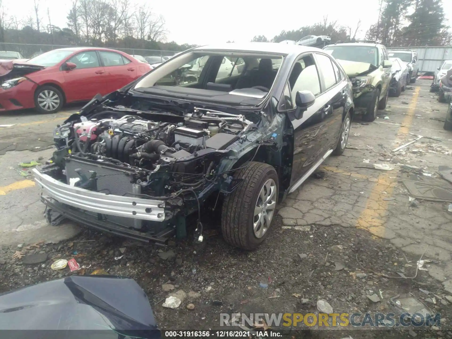 2 Photograph of a damaged car JTDEPMAE0NJ190953 TOYOTA COROLLA 2022