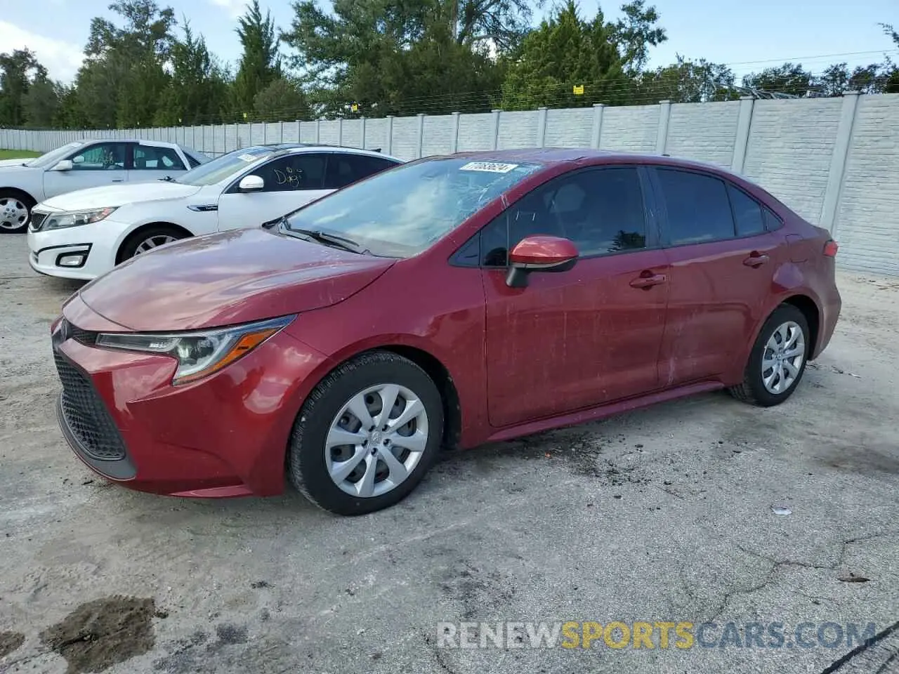 1 Photograph of a damaged car JTDEPMAE0NJ191620 TOYOTA COROLLA 2022