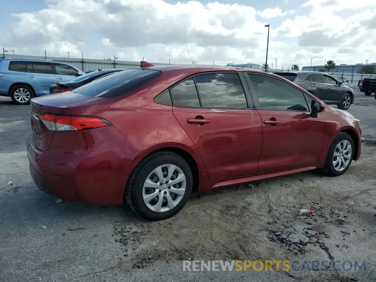 3 Photograph of a damaged car JTDEPMAE0NJ191620 TOYOTA COROLLA 2022