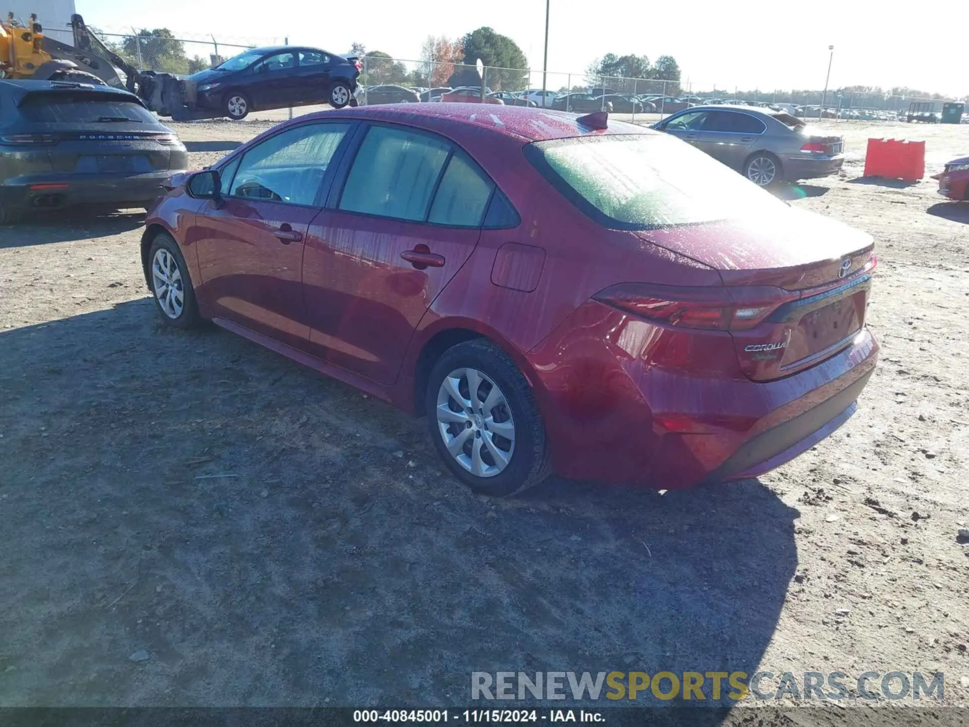3 Photograph of a damaged car JTDEPMAE0NJ191990 TOYOTA COROLLA 2022