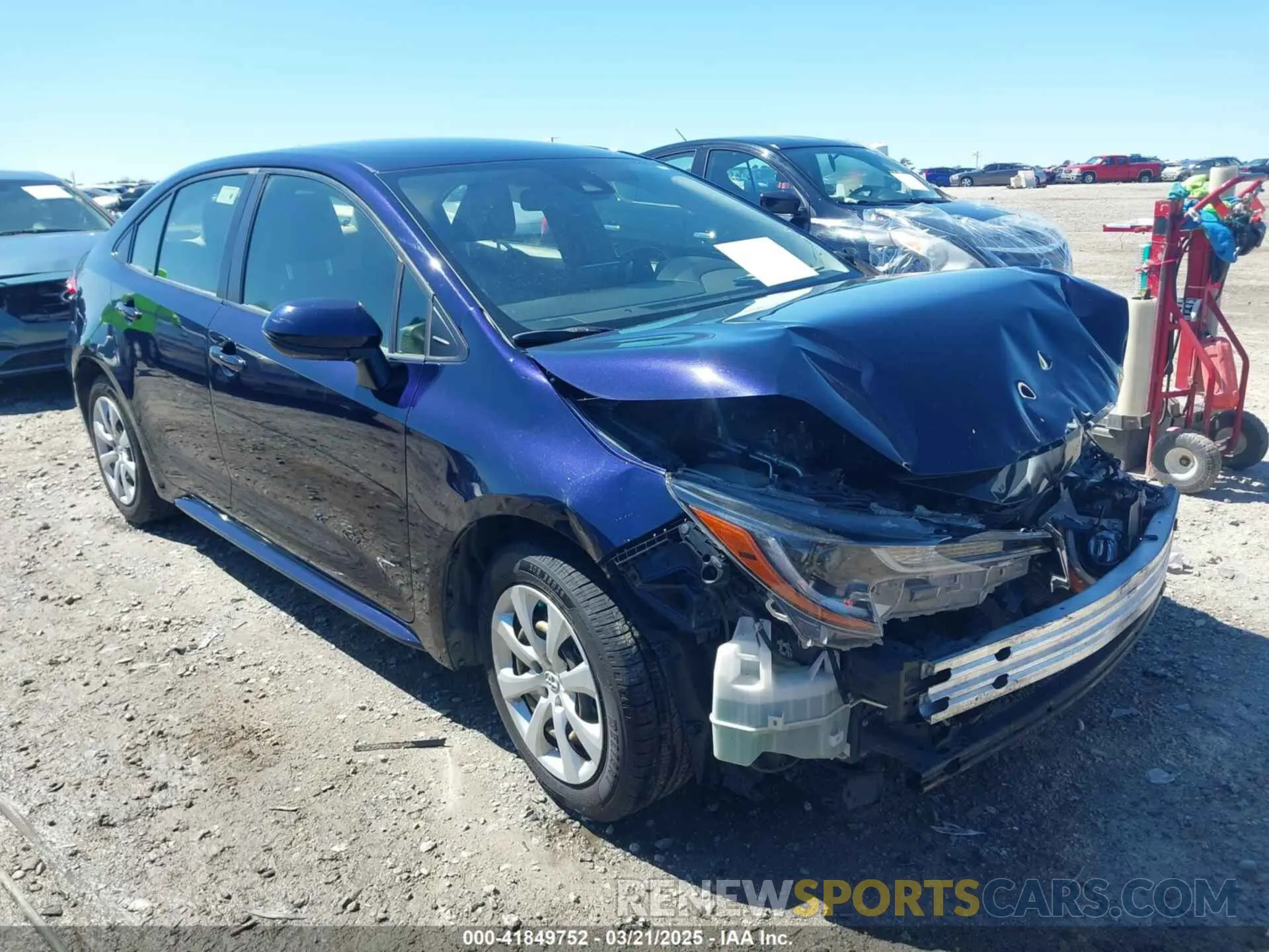 1 Photograph of a damaged car JTDEPMAE0NJ198776 TOYOTA COROLLA 2022