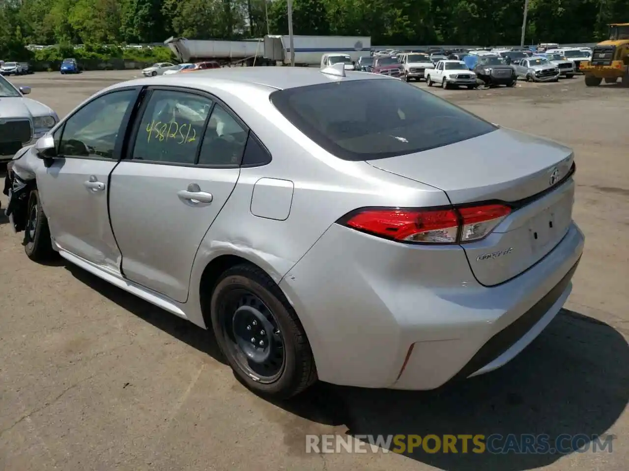 3 Photograph of a damaged car JTDEPMAE0NJ204060 TOYOTA COROLLA 2022