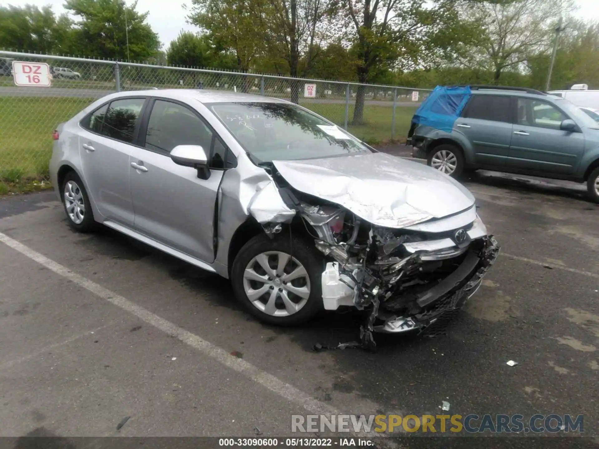 1 Photograph of a damaged car JTDEPMAE0NJ205449 TOYOTA COROLLA 2022