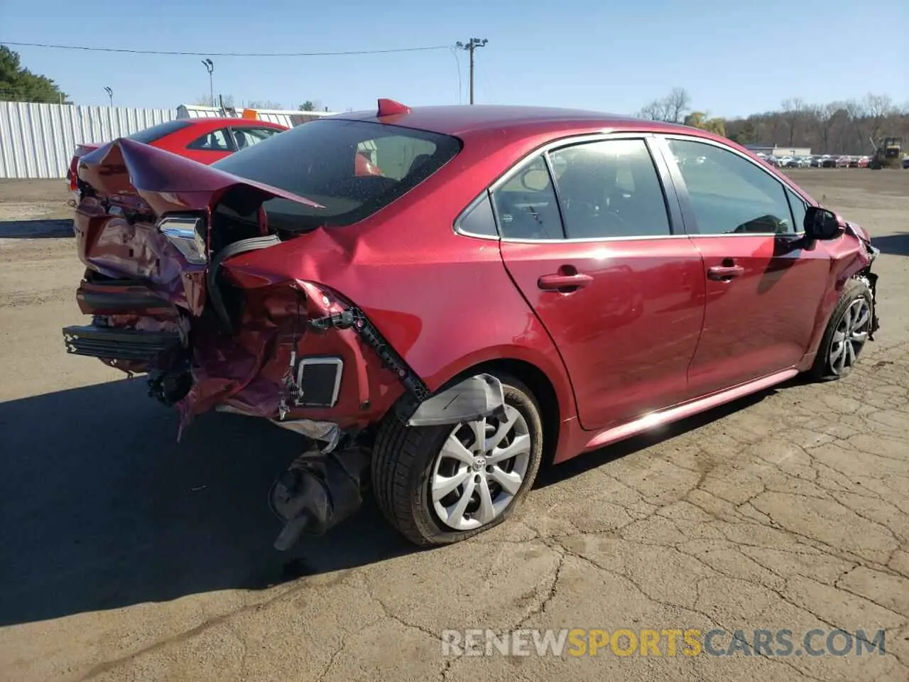 3 Photograph of a damaged car JTDEPMAE0NJ227869 TOYOTA COROLLA 2022