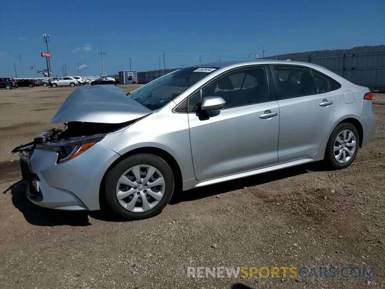 1 Photograph of a damaged car JTDEPMAE1N3008598 TOYOTA COROLLA 2022